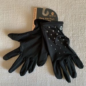 NEW Apana Active Light Weight Running Gloves - S/M